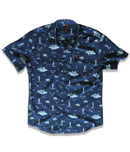 Load image into Gallery viewer, Jive Shirt in Navy Mule of the Nile Print