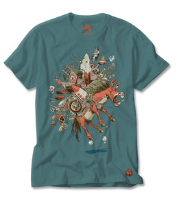 Jumping Jack (Artist Edition) Tee in Teal