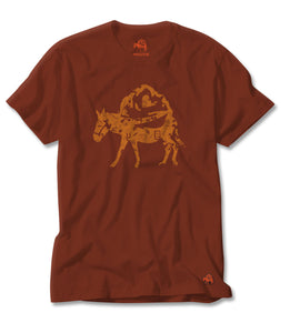 Mountain Mania Tee in Red